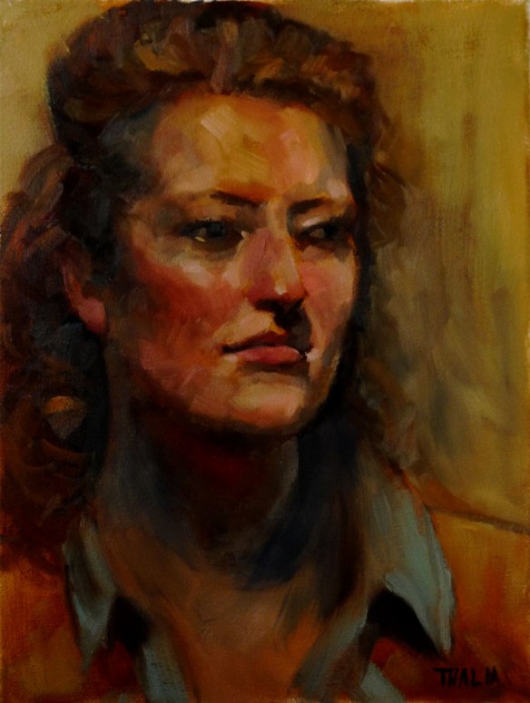 Portrait  - oil on canvas